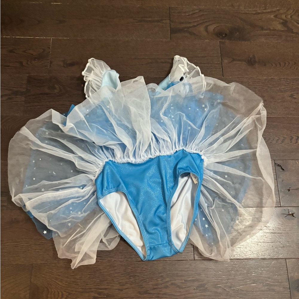 Sparkling girls dace ballet Set - light blue, dark blue Purple 4t - Picture 7 of 8